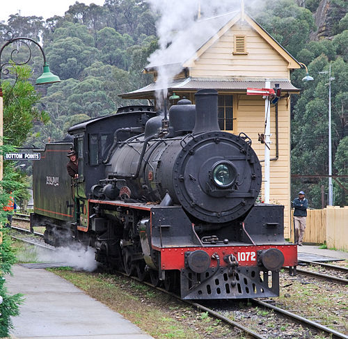 Bottom Points railway station, New South Wales